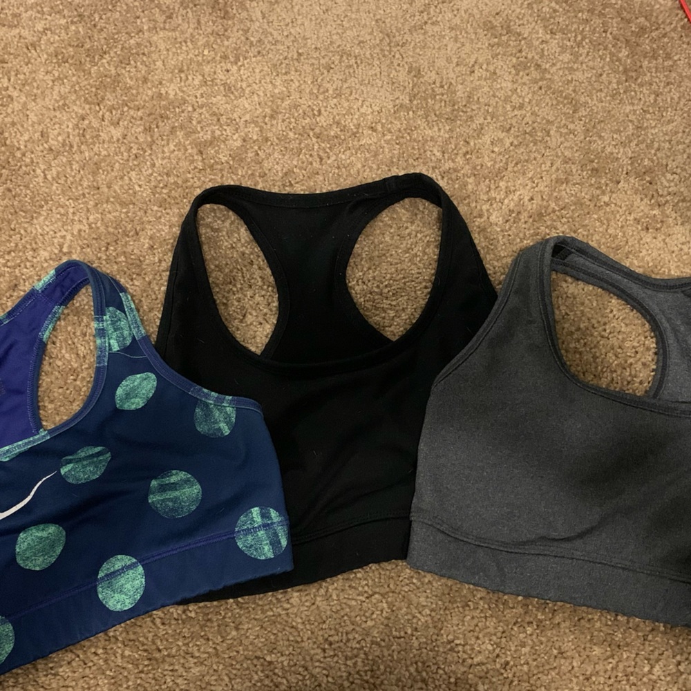 Three sports bras! All size medium.